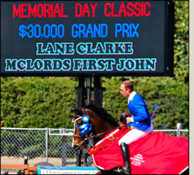 Lane Clarke & McLord's First John Win $30,000 Memorial Day Grand Prix